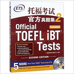 Official Toefl Ibt Tests Volume 2 Third Edition Ets Amazon Com Books