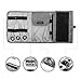 BAGSMART Compact Travel Cable Organizer Portable Electronics Accessories Bag for Various USB, Earphone, Cables, Power Bank, Grey