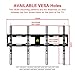 FORGINGMOUNT Low Profile Tilting TV Wall Mount Bracket for Most 32-80 inch LED,LCD,OLED,Plasma Screen TVs up to 130LBS and VESA 600X400-15 Degrees Tilt - Quick-Latching for Easy Install -FM9180-B