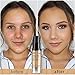 Pro Full Cover Liquid Concealer, Waterproof Smooth Matte Flawless Finish Creamy Concealer Foundation Corrector for Eye Dark Circles Spots Face Concealer Makeup Base, 6ml/0.20Fl Oz