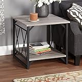 Metro Shop Seneca XX Black/ Grey Reclaimed End Table-*