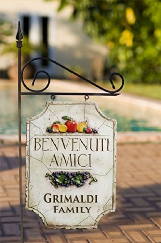 Amazon Com Piazza Pisano Decorative Welcome Personalized Yard