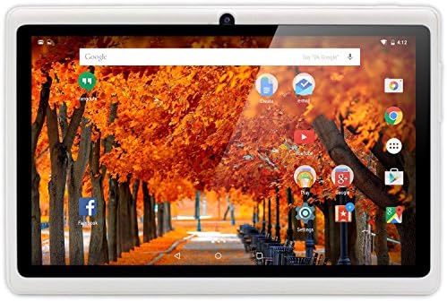 NeuTab 7'' Quad Core WiFi Tablet PC, HD 1024X600 Display, Bluetooth, Dual Camera, Google Play Pre-Loaded, FCC Certified (White)