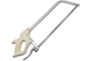 KATA Bone Meat Saw for Butchering: 20-Inch HackSaw Butcher Saw for Deer-Meat & Bone Cutting with SK5 Blade - Handsaws for Butchering at Home, Meat Processing, Processed Livestock and Game