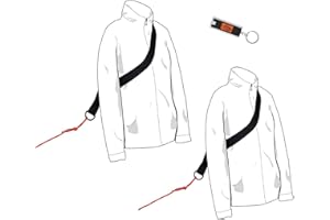 BUILT TO LAST! 2X Deer Drag, Shoulder Deer Drag Drag Strap, Compact and Light Deer Drag with High Strength Webbing for Antelope, Deer, Elk and Other Small and Big Game Animals with Included LED Keychain Light