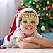 JAYKIDS 16PCS Christmas Glasses Party Favors Christmas Tree Hanging Ornaments Decorations Photo Booth Props Xmas Party Decorations Eyeglasses Frame for Christmas Holiday Party Supplies
