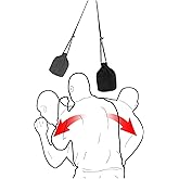 INNOLIFE Boxing Slip Bag, Dodge Hide Speed Bag, MMA Pendulum Training, Black