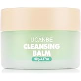 UCANBE Cleansing Balm Makeup Remover - 3.17oz, Natural Gentle, Deep Cleaning, Makeup Cleansing Balm for Waterproof Eye Face Lip Makeup, Made for All Skin Types