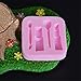 Tfwadmx Fondant Molds Makeup Silicone Cake Decorating DIY Bakeware Pastry Chocolate Candy Baking Cupcake Toppers Sugar Paste Craft Tool