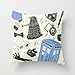 Home Style diylancas Cotton Linen Throw Pillow Cover Cushion Case Artifacts Doctor Who - 45 X 45 cm Square Design