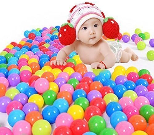 Addision 50 pcs Colorful Ball Fun Ball Soft Plastic Ocean Ball Baby Kid Toy Swim Pit Toy