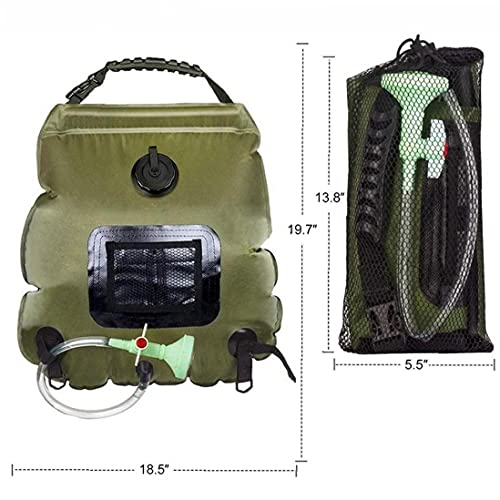 PiniceCore Outdoor Zonnewarmte Badzak Draagbare Douche Bag 20l Camping Bad Water Bag - Image 4