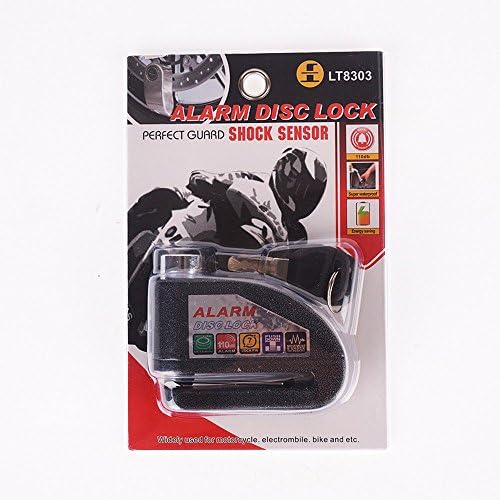 Bears Motorcycle security Disc Lock Anti Thief throttle Alarm chain lock