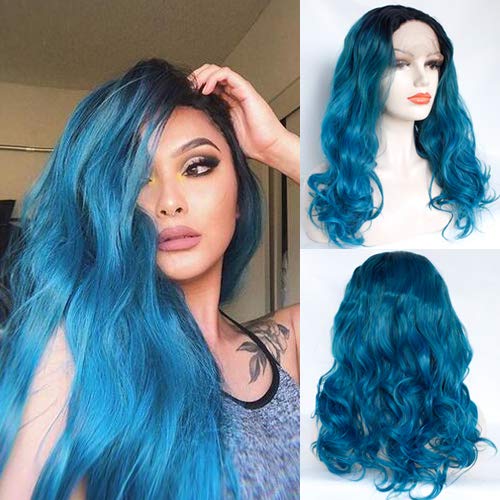 blue ombre wig