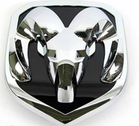 Kimoo DR-130 1500 2500 3500 Front Grille Chrome Head Badge Emblem 2013-2018 for Ram
