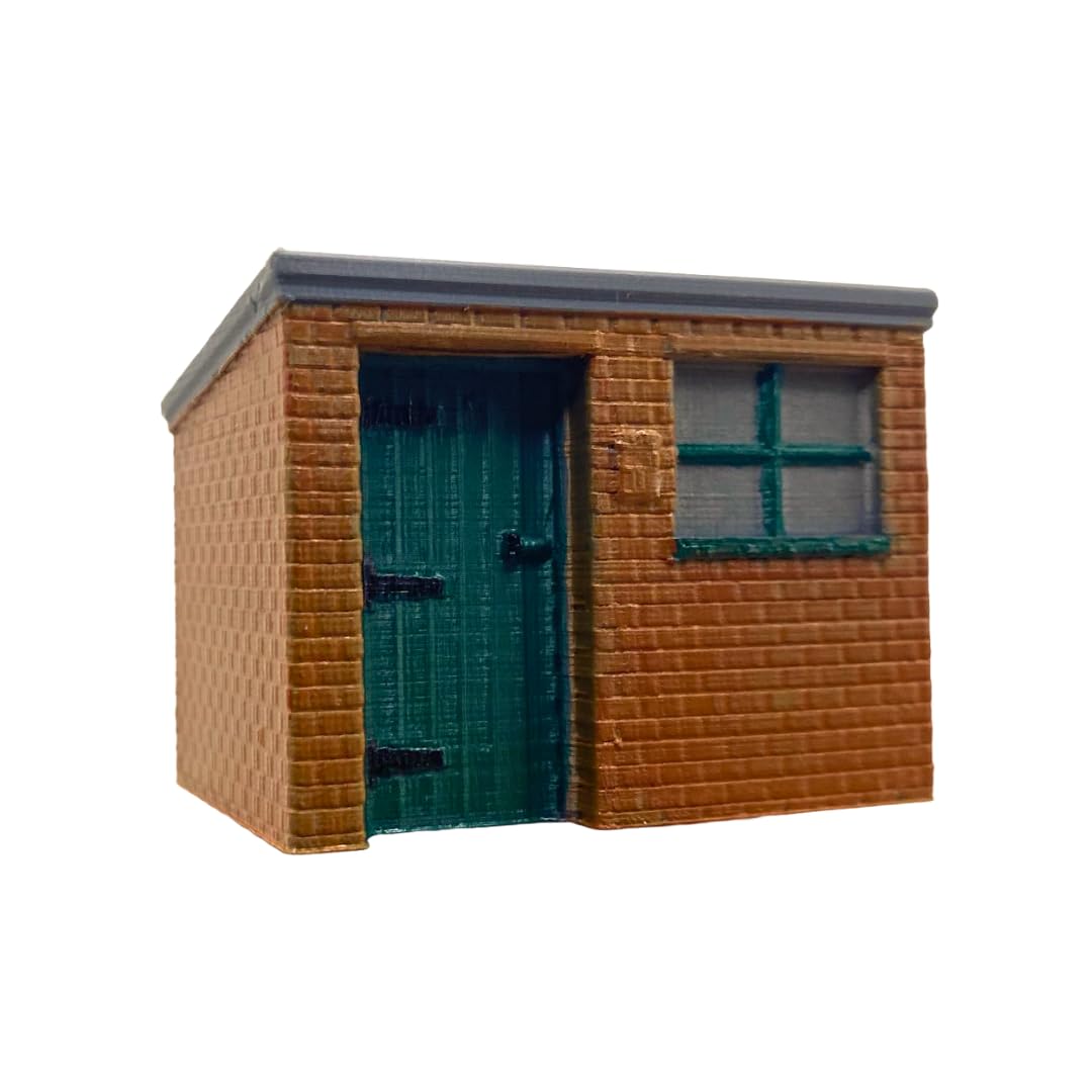 Trackside 3D Lineside Railway Cabin Hut Outbuilding OO Gauge Model Railway Paintable