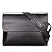 MESIDA Polo Messenger Bags Men Vintage Designer Leather Shoulder Bags Office Briefcase Business Laptop Handbags Black