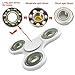 Moopai The Anti-Anxiety Fidget Spinner Helps Focusing Fidget Toys Premium Quality EDC Focus Toy for Kids & Adults Best Stress Reducer Relieves ADHD Anxiety and Boredom (White)