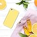 GUAGUA Compatible with iPhone SE 2022/2020 Case, iPhone 8 Case iPhone 7 Case 4.7 Inch Liquid Silicone Soft Gel Slim Microfiber Lining Cushion Texture Protective Case for iPhone SE 3rd/2nd, Yellow