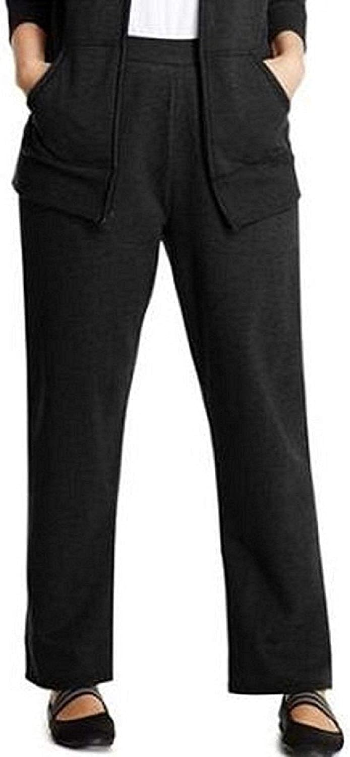 Hanes Women's Fleece Pant Open Leg Sweatpants, Regular S - 2XL