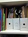Royal 5 White Magazine File Holders Storage Boxes 12 1/4