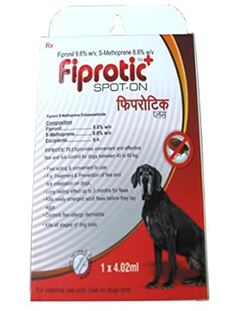 Pupkart Fiprotic Spot-On 4.02 Ml For 40 To 60 Kg Dogs
