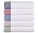 LUNASIDUS Venice Luxury 100 Percent Turkish Combed Cotton Set of 4 Bath Towel Set - Made in Turkey (Beige)