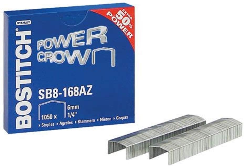 Bostitch SB8168AZ B850BLK B8 Staples Flat Clinch B8 New Gen / B8 Mini