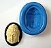 Buddha Cameo Flexible Food Grade Silicone Push Mold for Polymer Clay, Resin,wax,miniature Food,sweets,plaster