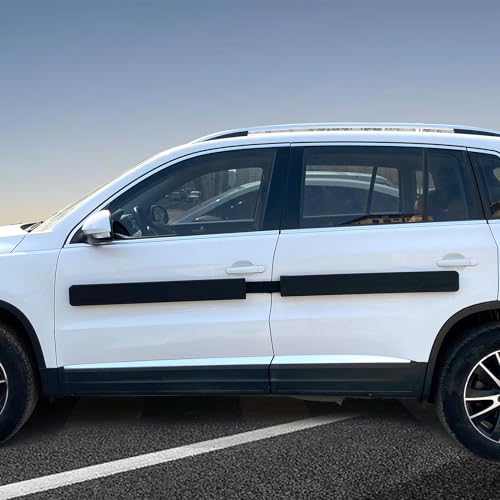 GearTrust Car Door Ding Protector, Removable Car Door Cushion Scratch Dent Protector, White, Universal Fit, Stainless Steel, EVA, 1.2