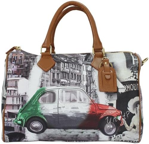 Y Not Henkeltasche Ynot B318 Fiat500 Amazon De Bekleidung