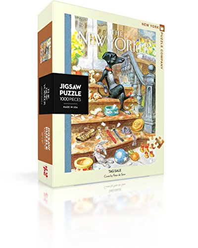 New York Puzzle Company - New Yorker Tag Sale - 1000 Piece Jigsaw Puzzle