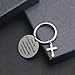 Birsppy Christian Keychain Inspirational Religious Gifts For Women Spiritual Stainless Steel Keychain Gifts Personalized Baptism Encouragement Gifts For Teens