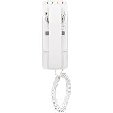 Aiphone MC-60/4A MarketCom 4-Line Handset Station | 4 communication channels with LED indicators, full-duplex handset, crosstalk reduction circuit, paging button