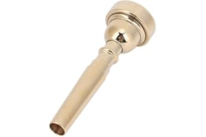 Trumpet Mouthpiece, Metal Bb Tone Trumpet Mouthpiece Gold Brass Professional Horn Trumpet Instrument Accessory(7C)