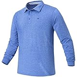Rdruko Men's Golf Shirts Quick Dry Short/Long Sleeve Polo Athletic Casual T-Shirt