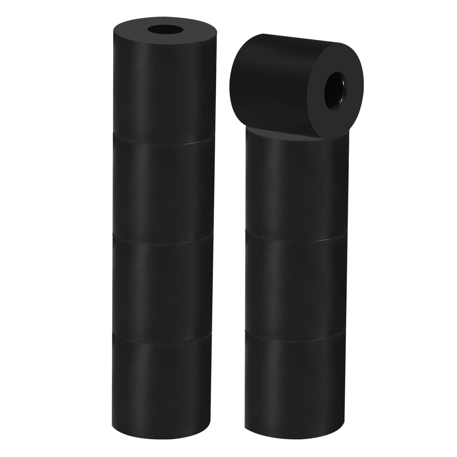 PATIKIL Multi Purpose Rubber Spacer, 16 Pcs 1.2"OD 0.4"ID 1.2"Thick Neoprene Round Anti-Vibration Isolation Pads Isolator Rubber Bushings Spacer Washer for HVAC Bolts Car Accessories
