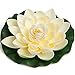 Simply Essentials Best Floating Flowers Set of 6 for Weddings - Pool Decor - Holidays - Wedding Decorations - Hot Tubs - Medium - 6 1/2 Inch Each