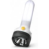 FUICZSN Rechargeable Flashlight Lantern, 2-in-1 LED Handheld Light with Front Beam, 360&deg; Area Lantern and Emergency Strobe, USB-C Camping Light for Power Outages, Home and Car