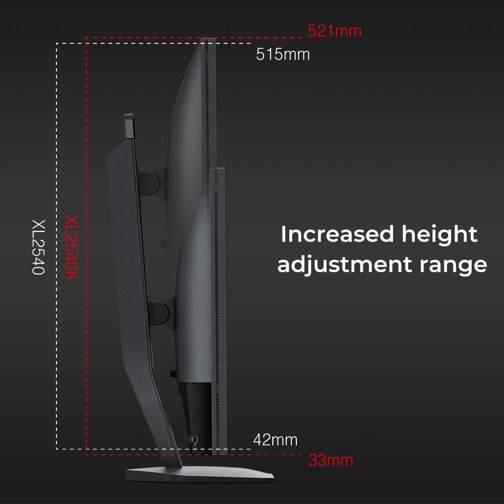 BenQ ZOWIE XL2540K eSports Gaming Monitor, 24 inch, 240Hz, 1080p, HDMI 2.0 X3, DisplayPort, XL Setting to Share - Image 5