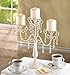 Accent Plus Ivory Candelabra Wedding Gift Centerpiece Candle Holder