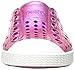 Native Kids Jefferson Iridescent Child Slip-On (Toddler/Little Kid), Raspberry Red/Shell White/Galaxy Iridescent, 6 Toddler M US