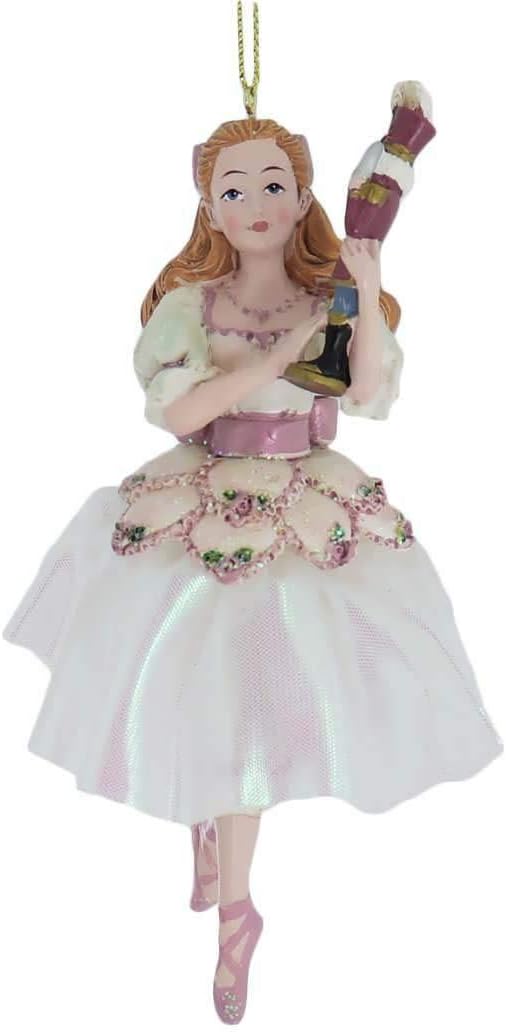 Nutcrackers - Kurt S. Adler Nutcracker Suite Clara with Nutcracker Christmas Ornament E0426C