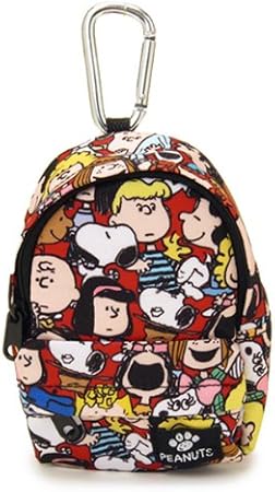 Amazon Peanuts ミニリュックポーチ スヌーピーフレンズ 赤 バッグ 財布 おもちゃ