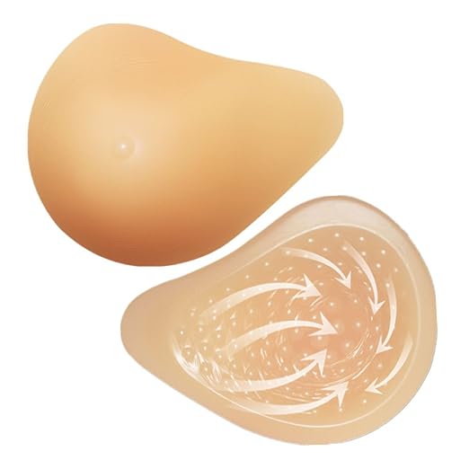 ONEFENG Silikon Brust Falsche Brüste Partikel Massage Damen Mastektomie BHS Pads BH Pads für Brust Nach der Operation BH-Einl