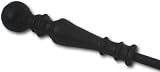 Thorness Cast Iron Fireplace Poker with Ball Handle Hook Traditional view 3