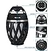 NUNET Tiki Bluetooth Speaker, LED Flame Atmosphere Lantern, Outdoor Waterproof Wireless Portable Speaker, 10W Loud/15H Playtime, Yellow
