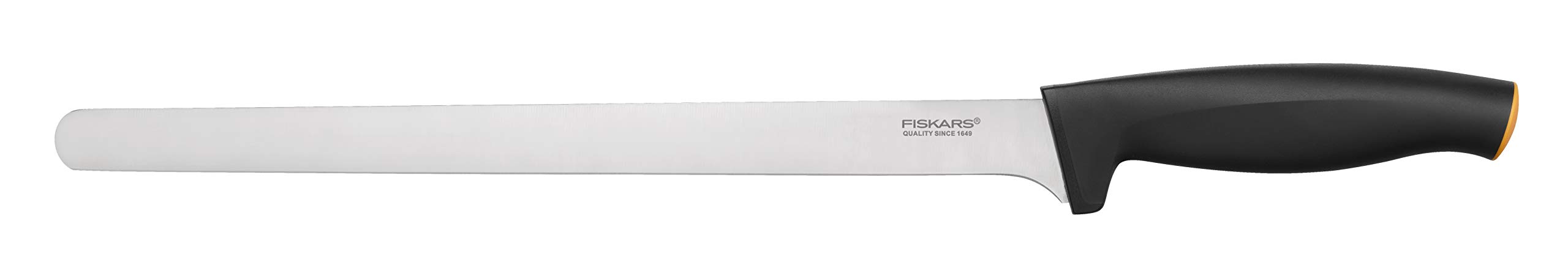 Fiskars Ham & Salmon Knife, Total Length: 38 cm, Steel/Synthetic Material, Functional Form, 1014202
