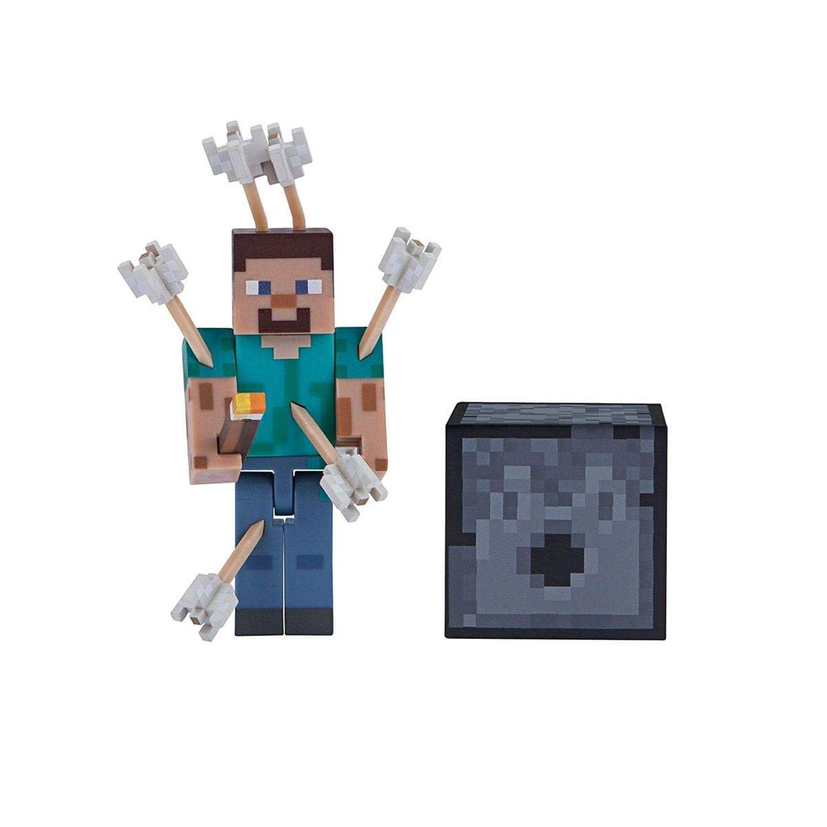 Minecraft 3 Inch Action Figure - Steve with Arrows