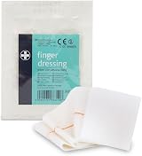 Reliance Medical Small Finger Dressing with Adhesive Fixing 10 Pack 3.5 cm